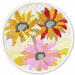 Floral Embroidery Design 7